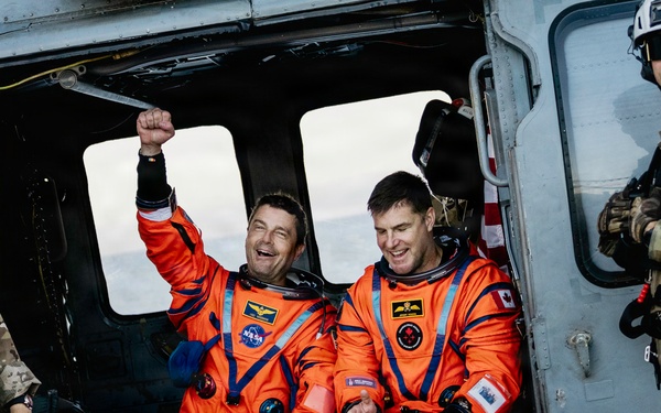 NASA Astronauts Arrive Back on Earth