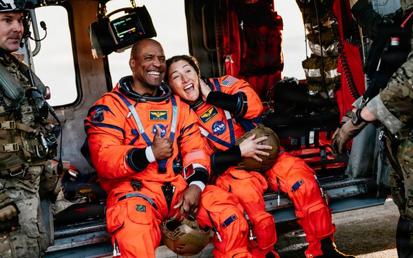 NASA Astronauts Arrive Back on Earth