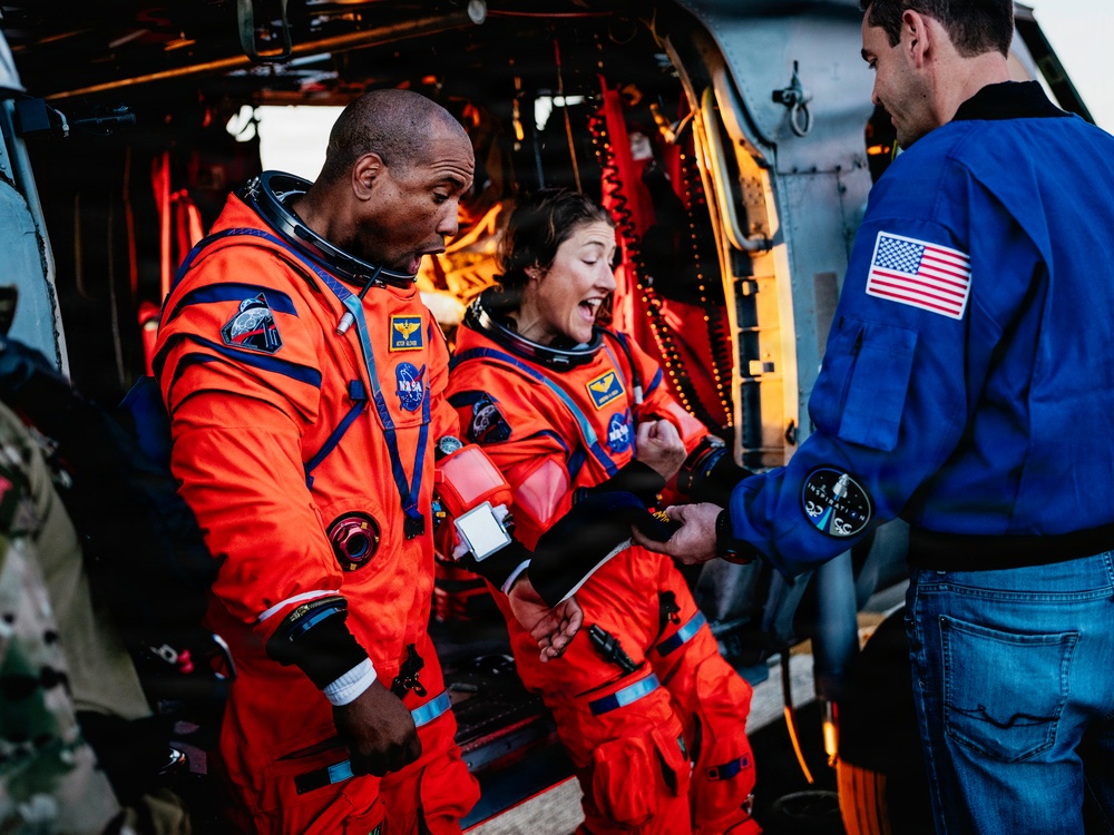 NASA Astronauts Arrive Back on Earth