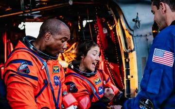 NASA Astronauts Arrive Back on Earth