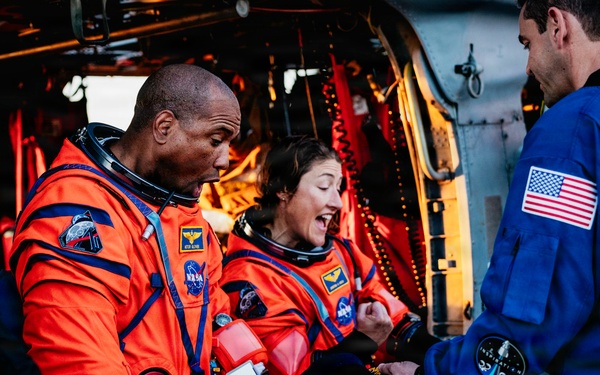 NASA Astronauts Arrive Back on Earth