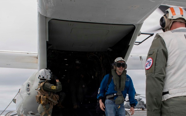 NASA Administrator, ESG3, Deputy Commander First Air Force visit USS John P. Murtha