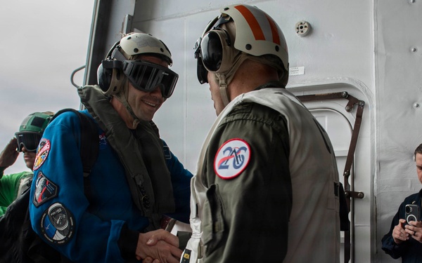 NASA Administrator, ESG3, Deputy Commander First Air Force visit USS John P. Murtha