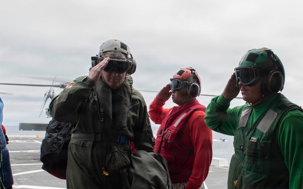 NASA Administrator, ESG3, Deputy Commander First Air Force visit USS John P. Murtha