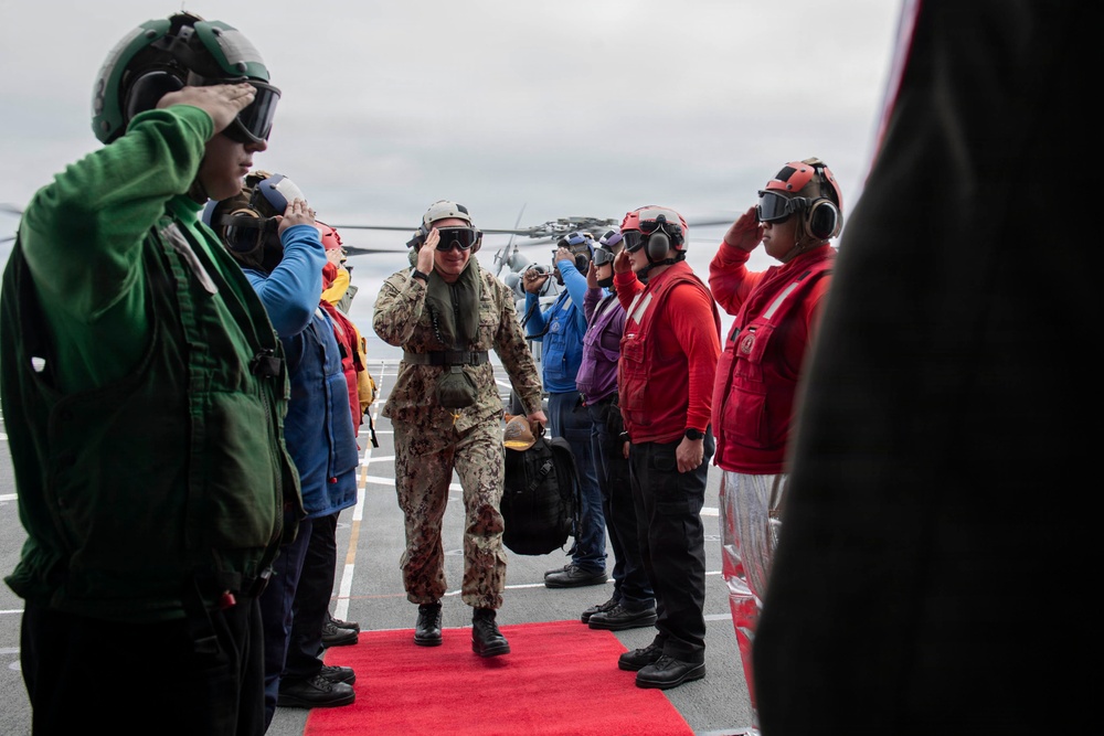 NASA Administrator, ESG3, Deputy Commander First Air Force visit USS John P. Murtha