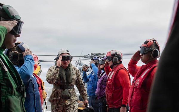 NASA Administrator, ESG3, Deputy Commander First Air Force visit USS John P. Murtha