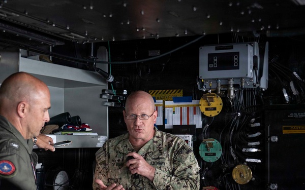 NASA Administrator, ESG3, Deputy Commander First Air Force visit USS John P. Murtha