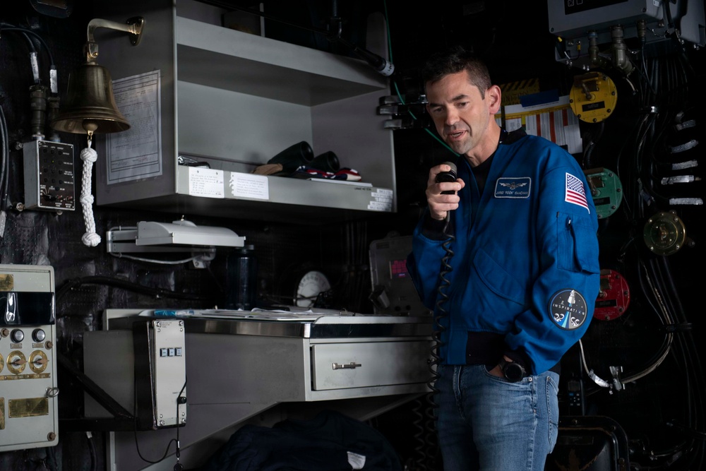 NASA Administrator, ESG3, Deputy Commander First Air Force visit USS John P. Murtha