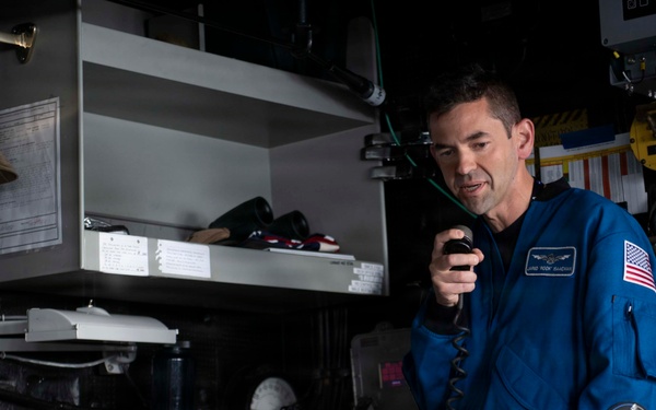 NASA Administrator, ESG3, Deputy Commander First Air Force visit USS John P. Murtha