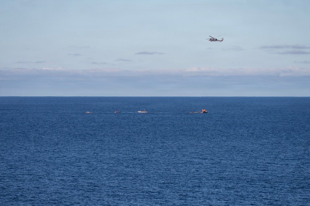 USS John P. Murtha Sailors, EODGU 1 Divers recover Artemis II Astronauts