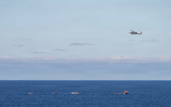 USS John P. Murtha Sailors, EODGU 1 Divers recover Artemis II Astronauts