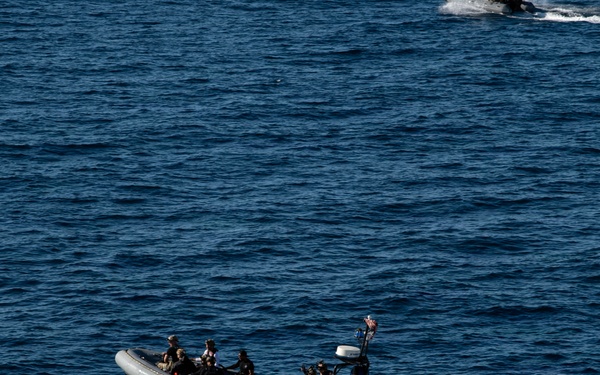 USS John P. Murtha Sailors, EODGU 1 Divers recover Artemis II Astronauts