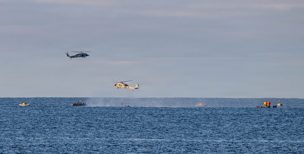 USS John P. Murtha Sailors, EODGRU 1 Divers recover Artemis II Astronauts