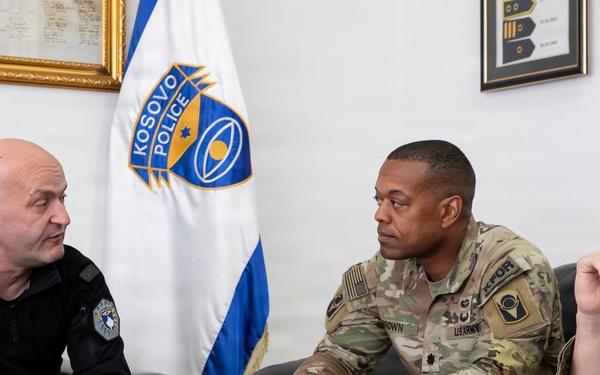 KFOR strengthens coordination with Kosovo Border Police during key leader engagement