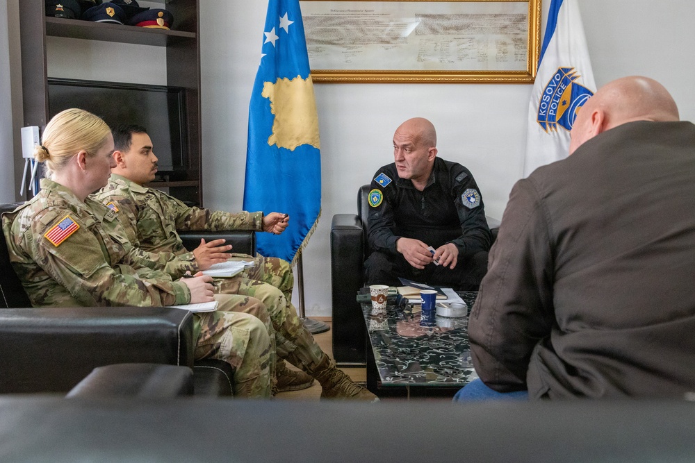 KFOR strengthens coordination with Kosovo Border Police during key leader engagement