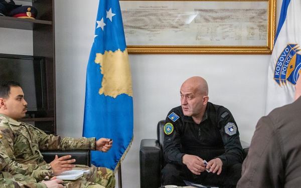 KFOR strengthens coordination with Kosovo Border Police during key leader engagement
