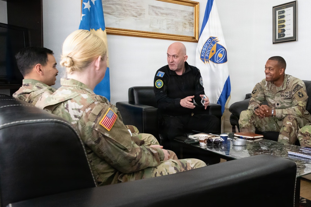 KFOR strengthens coordination with Kosovo Border Police during key leader engagement
