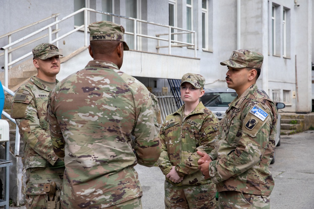 KFOR strengthens coordination with Kosovo Border Police during key leader engagement