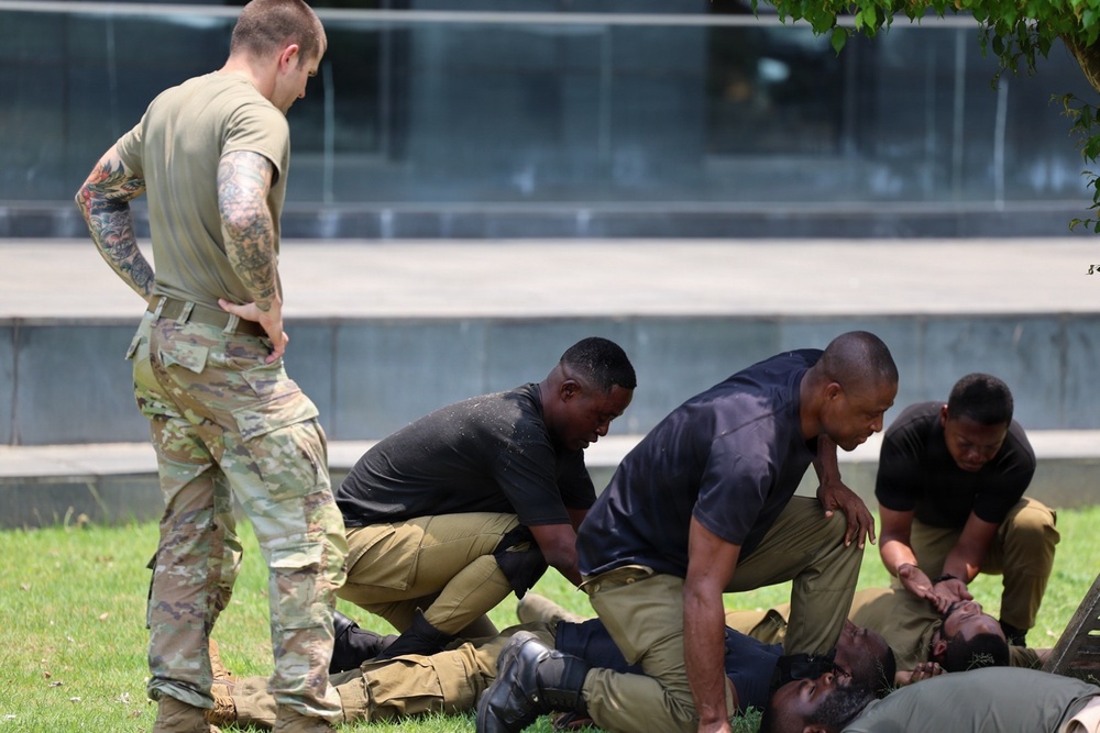 U.S. Army Civil Affairs team executes Joint Combined Exchange Training (JCET) with Equatorial Guinea