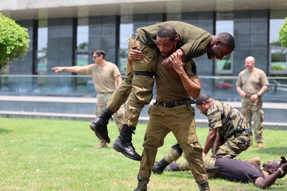U.S. Army Civil Affairs team executes Joint Combined Exchange Training (JCET) with Equatorial Guinea