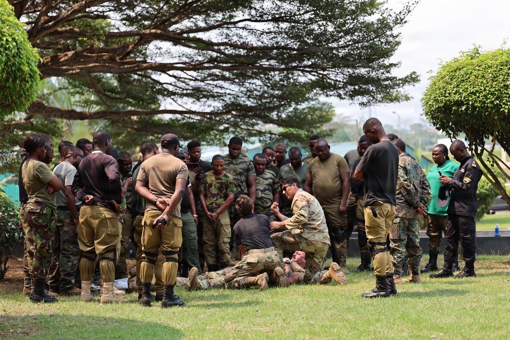 U.S. Army Civil Affairs team executes Joint Combined Exchange Training (JCET) with Equatorial Guinea