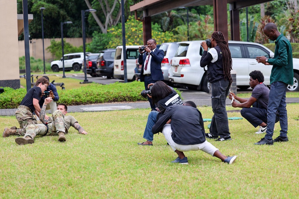 U.S. Army Civil Affairs team executes Joint Combined Exchange Training (JCET) with Equatorial Guinea