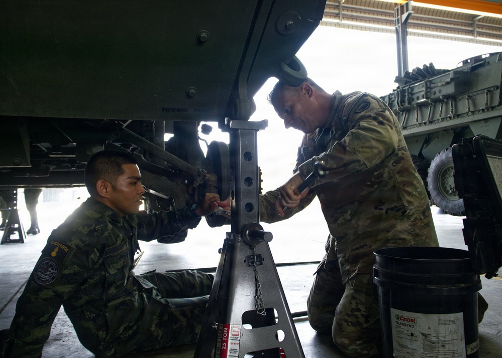 Washington National Guard provides expert trainers to Thai Stryker mechanics