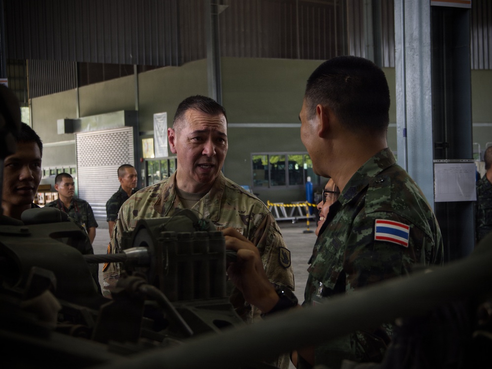 Washington National Guard provides expert trainers to Thai Stryker mechanics