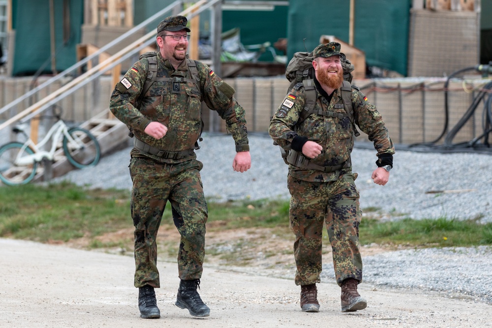 KFOR Soldiers honor fallen service members during German 16K3 Memorial March in Kosovo