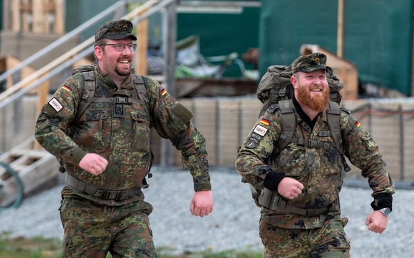 KFOR Soldiers honor fallen service members during German 16K3 Memorial March in Kosovo