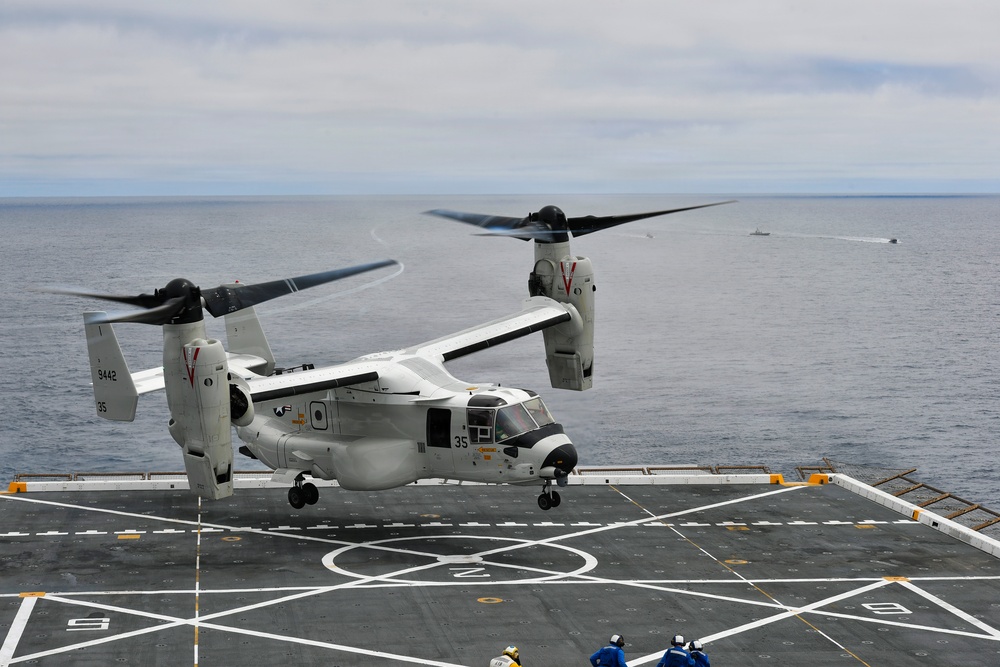 Defining moment in human spaceflight and joint maritime operations aboard USS John P Murtha