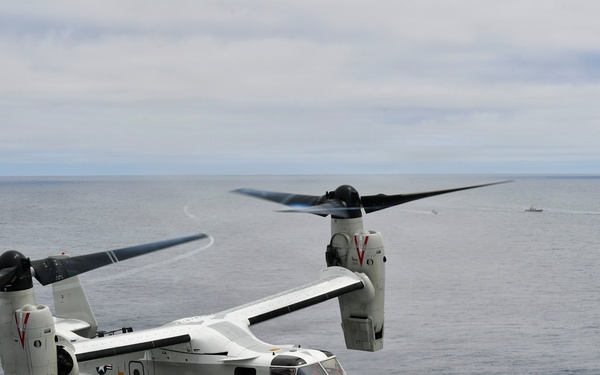 Defining moment in human spaceflight and joint maritime operations aboard USS John P Murtha