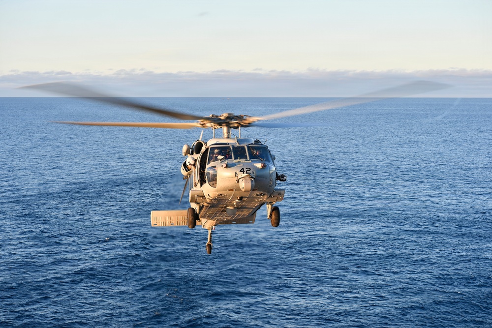 Defining moment in human spaceflight and joint maritime operations aboard USS John P Murtha