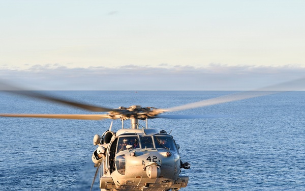 Defining moment in human spaceflight and joint maritime operations aboard USS John P Murtha