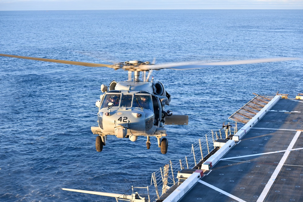 Defining moment in human spaceflight and joint maritime operations aboard USS John P Murtha