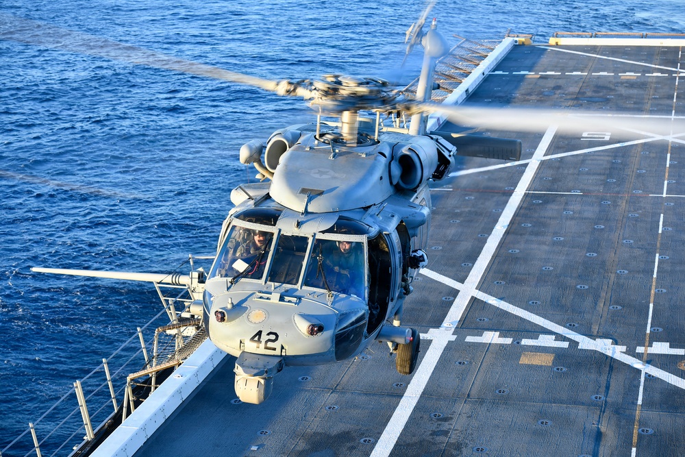 Defining moment in human spaceflight and joint maritime operations aboard USS John P Murtha