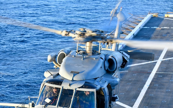 Defining moment in human spaceflight and joint maritime operations aboard USS John P Murtha