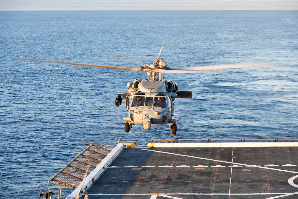 Defining moment in human spaceflight and joint maritime operations aboard USS John P Murtha