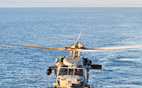 Defining moment in human spaceflight and joint maritime operations aboard USS John P Murtha