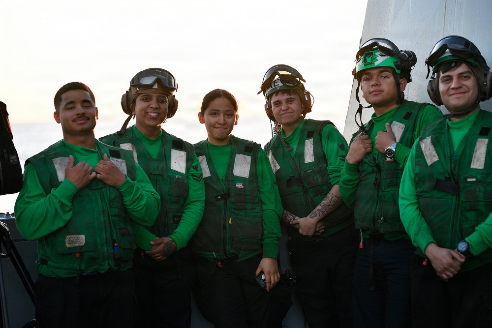 Defining moment in human spaceflight and joint maritime operations aboard USS John P Murtha