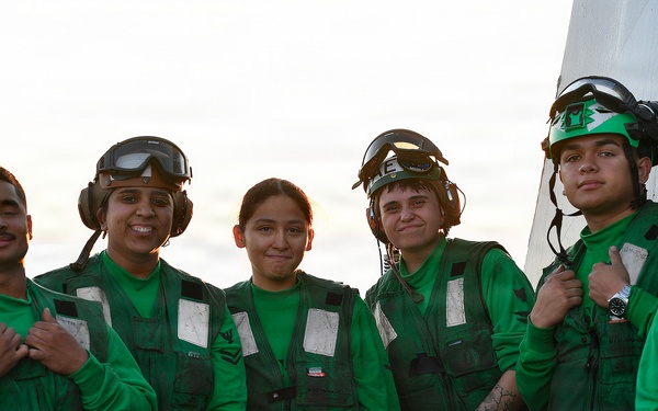 Defining moment in human spaceflight and joint maritime operations aboard USS John P Murtha