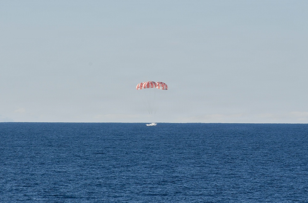 Defining moment in human spaceflight and joint maritime operations aboard USS John P Murtha