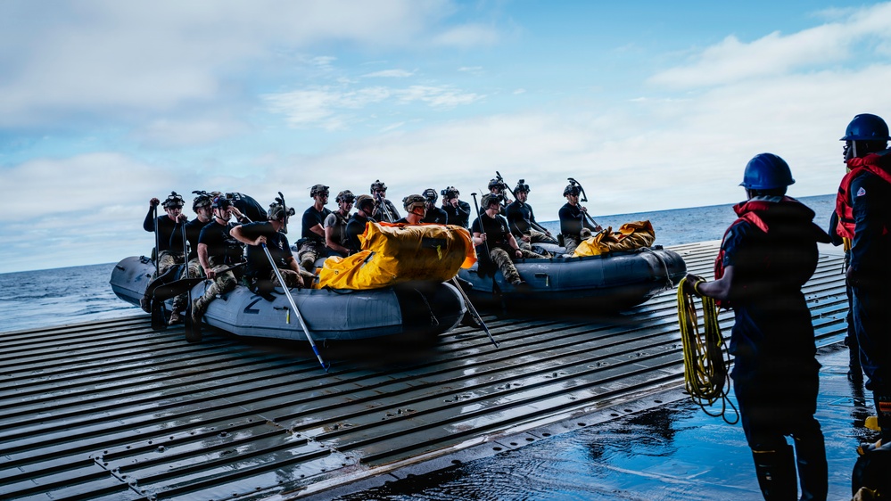 Navy Divers Prepare to Recover the Orion Space Craft