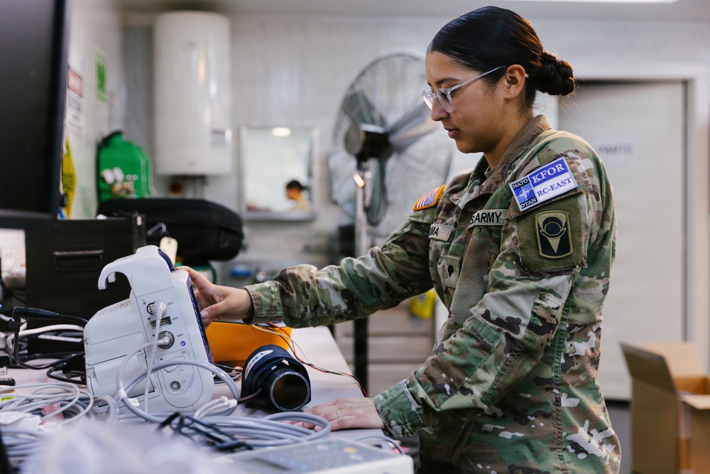 Florida Army National Guard Soldier Maintains Medical Readiness Through Equipment Repair in Kosovo