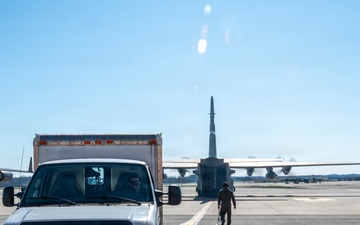 911th AES in-flight training