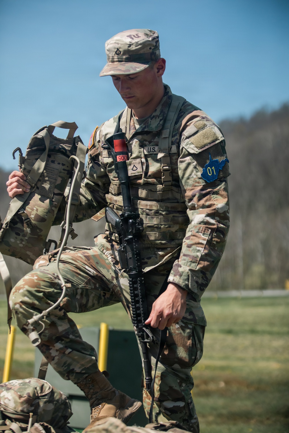 WVNG, DCNG Soldiers Compete in Best Warrior Competition at Camp Dawson, WV.