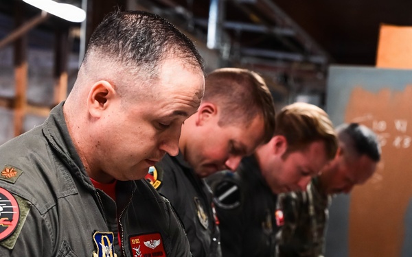 513th Air Control Group Airmen train with the M18 pistol
