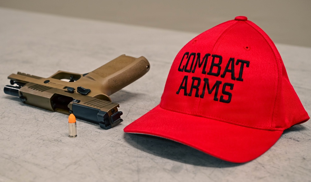 513th Air Control Group Airmen train with the M18 pistol