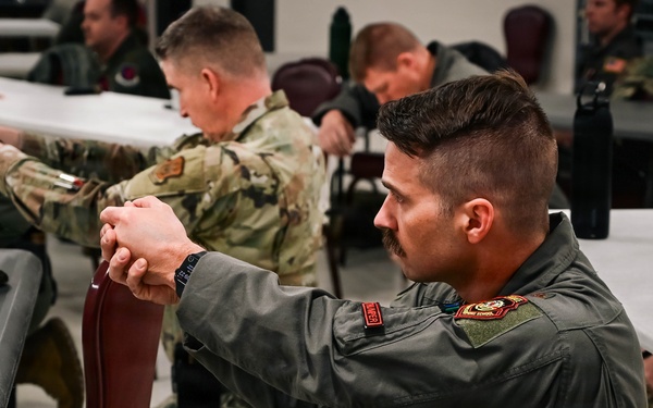 513th Air Control Group Airmen train with the M18 pistol