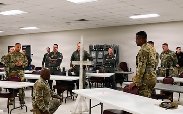 513th Air Control Group Airmen train with the M18 pistol